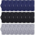 24 Pieces Hard Hat Sweatband, Cotton Helmet Sweatband Hard Hat Liner, Washable Sweat Band Reusable Safety Sweat Band Snap Hard Accessories (Dark Blue,Gray,Black) - color: Dark Blue, Gray, Black