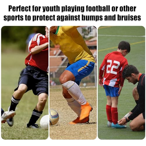 Miniature Shin Guards, PBT and EVA Material Soccer Shin Pads Mini Guards Soccer Black White Small Football Equipment for Teenagers Adults - color: White + black, size: 10*6cm