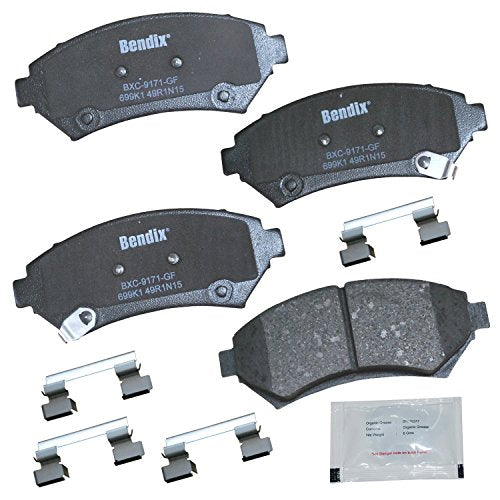 Bendix Priority1 CFC699K1 Front Brake Pads for Century,LeSabre,Park Avenue,Regal,Riviera,DeVille,Eldorado,Seville,Impala,Monte Carlo,Tigra,Vectra,Venture,Aurora,Intrigue,Silhouette,Bonneville - style: CFC699K1