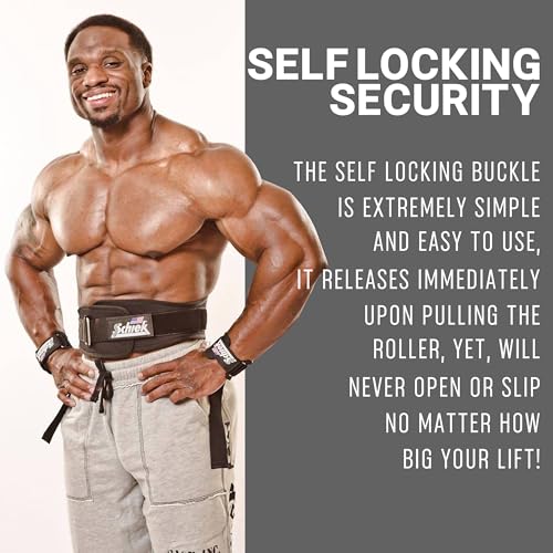 Schiek Sports 2006 Nylon 6" Weight Lifting Belt - Support Belt for Power Lifting - color: Black, size: X-Small