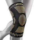 NEENCA Copper Knee Braces for Knee Pain Relief - 2 Pack Knee Sleeves Set, Knee Compression Sleeves with Copper Ions Infused Fiber for Sports, Workout, Arthritis, Meniscus Tear- FSA/HSA Eligible - size: XX-Large