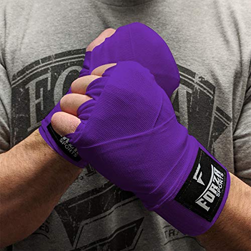 Forza Sports 180" Mexican Style Boxing and MMA Handwraps - color: Purple