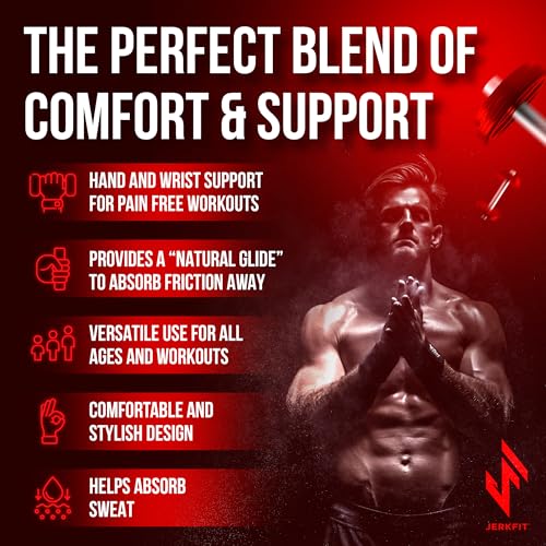 JerkFit WODies Gymnastics & Weightlifting Grips with Wrist Wraps – 3 Hole Versatile Gym Gloves for Pull Ups, Gym Training & Cross Training – Hand Grips Palm Protector for Men & Women - color: Black, size: Medium 3.5”- 4”