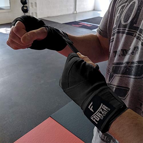 Forza Sports 180" Mexican Style Boxing and MMA Handwraps - color: Black