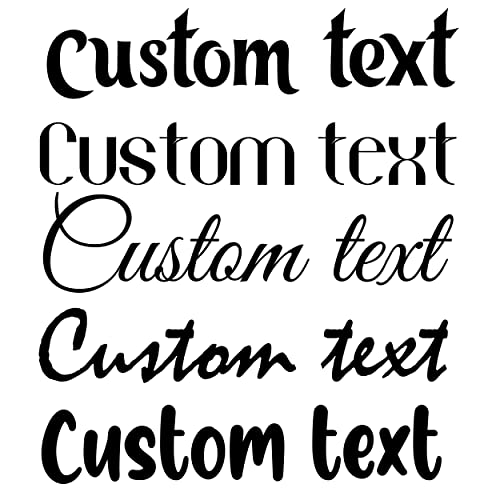 Gym Home Fitness Decal with Custom Text - Custom Vinyl Lettering for Walls Doors Windows - Inspiring Text Gym Vinyl Decals for Teens and Adults - color: Dec 14