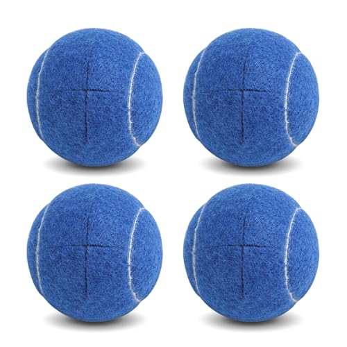 ANCKNE Walker Tennis Balls Precut Tennis Balls for Walkers 4PCS Walkers Legs Universal Precut Glide Balls, Heavy Duty Long Lasting Felt Pad Glide Coverings for Furniture Legs and Floor Protection - color: Blue