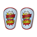 MediCaptain MiniGuards - Mini Shin Guards for Soccer Players - Tiny Shin Pads for Men, Women, Teens - Miniature Shin Guards 3.9 x 2.4 inch - Perfect for High Level Soccer Athletes - color: Comic
