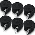 6 Pcs Yoga Strap for Stretching 8 ft Yoga Exercise Adjustable Straps Bands with Safe D Ring Buckle for Pilates, Gym Workouts, Fitness, Physical Exercise, Dance, Improve Flexibility - color: Black