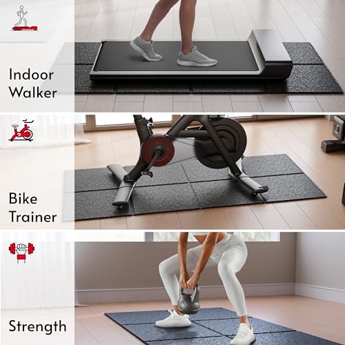 Walking Pad Mat 26 x 60 (Mat Only), 1/4 Thick Floor Mat for Under Desk Treadmill for Carpet & Hardwood, Shock Absorption Protector for Small Mini Treadmill, Waterproof & Anti-Slip, Heavy Duty