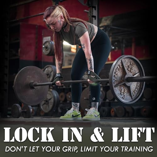 Figure 8 Lifting Strap- Strongman 10-14" Deadlift Straps- True Grip Support & Heavy Duty Wrist Straps for Weightlifting Women Men- Hand Straps for Weight Lifting Figure 8 Straps for Gym Workout - color: Green/Black, size: Medium 12" -7.25" Wrist or Bigger