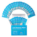 50Pcs Lead Removal Wipes for Shooting Heavy Metal Cleaning Tissues Cloths for Removing Lead Dirt Oil Individual Foil Package Gift Essential for Shooting Construction Factory Use