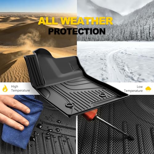 Floor Mats for Chevy Trax 2024 2025 2026 LS/1RS/LT/2RS/ACTIV All Models | TTX LIGHTING Floor Liners Custom Fit for Chevrolet Trax 1st and 2rd Row Car Mats Interior Accessories - style: Floor Mats