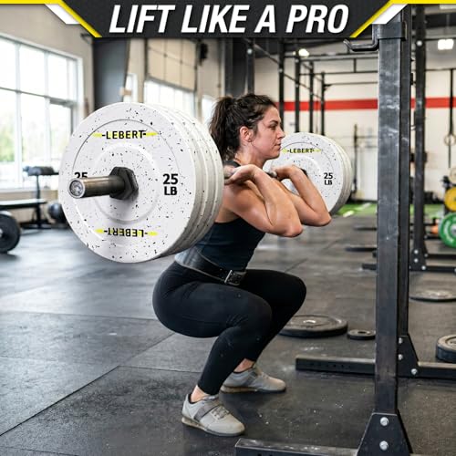 Lebert Magnetic Barbell Collars Black – 2" Olympic Clips - color: Black