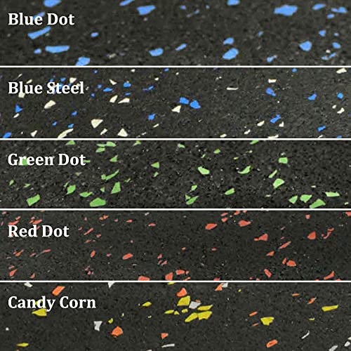 Rubber-Cal Elephant Bark Rubber Flooring - 3/16" Thick - color: Candy Corn, size: 54"L x 48"W x 0.2"Th
