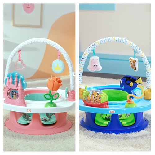 Bright Starts Disney Baby Finding Nemo SuperSeat, Fun Baby Seat for Sitting Up, Playtime, and Meals, Ages 4 Months to 4 Years, Blue - color: Finding Nemo