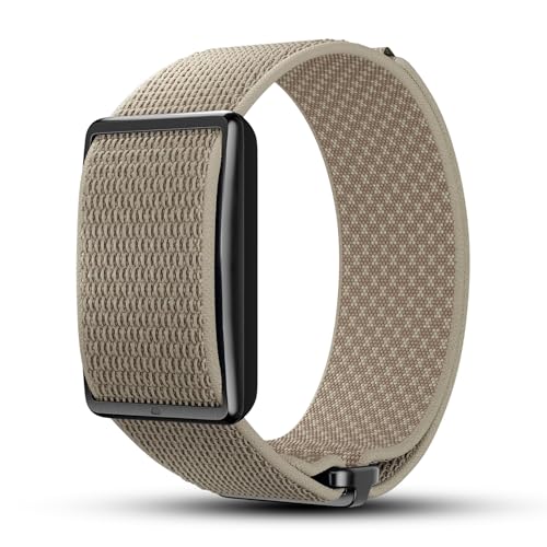 DADO Breathable Nylon Replacement Watch Band Compatible with Polar Loop – Lightweight, Ideal for All Weather Use Sport Strap with Adjustable Hook & Loop Closure - color: Khaki