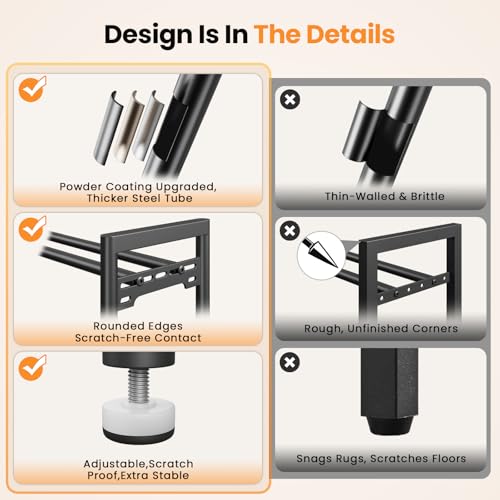 Upgraded Dumbbell Rack, 600LBS | 250LBS Heavy Duty Weight Rack for Home Gym, Weight Rack for Dumbbells & Kettlebells Organizer (Rack Only) - size: 3 Tier