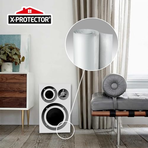X-Protector Non Slip Pad - 1 White Roll, 40 x 4 - Premium Silicone Feet to Keep Furniture from Sliding - Non Slip Floor Protectors for Furniture and Appliances - Forget About Sliding Objects! - size: 1 PC 40 x 4 inch (White Silicone)
