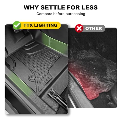 TTX LIGHTING Floor Mats & Cargo & Backrest Mat for 2024-2026 Chevy Trax | Custom Fit 1st and 2rd Row Car Mats, All Weather Cargo Tray Interior Accessories for Chevrolet Trax LS/1RS/LT/2RS/ACTIV - style: Floor & Cargo Liner & Seatback Mats