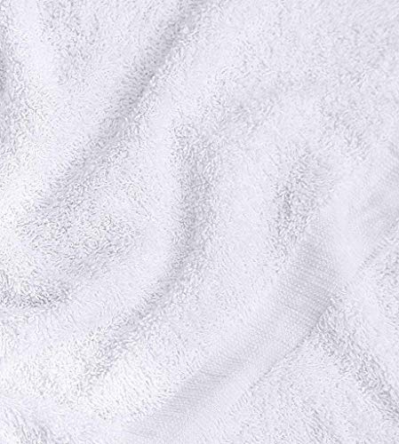 GOLD TEXTILES 36 Pack White Small Bath Towels 20x40 Inches - Cotton Blend Economy Cheap Bulk Bath Towels for Commercial Uses, Gym, Salon, Spa & Hair- Lightweight Quick Drying (36 White) - size: 36 Pack Economy Grade