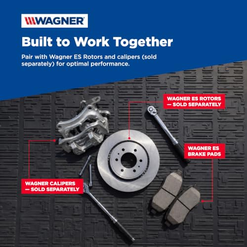 Wagner Essentials EC1044 Front Disc Brake Pad Set Ceramic for Ford Focus