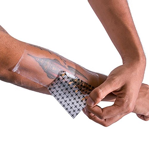 Recovery Aftercare Derm Shield Tattoo Cover Up Patch - Latex-Free & Waterproof Tattoo Aftercare Bandage - Transparent Matte Film - Breathable & Flexible - Promotes Healing & Skin Renewal (5.9" x 8 yd) - size: 5.9 Inch x 8 Yards