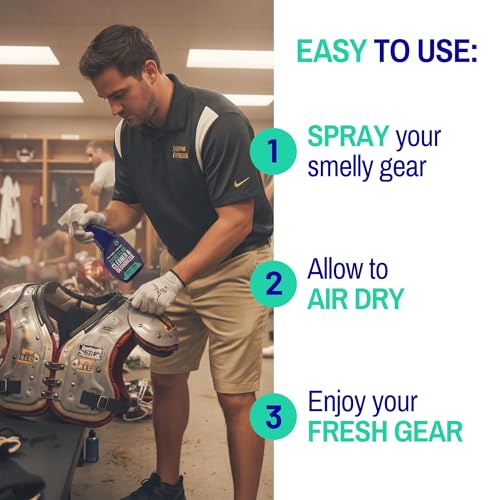 Vapor Fresh Sports Cleaner and Deodorizer - For Boxing Gloves, Sports Pads, Helmets, Gym Bags, Gym Equipment and More - Naturally Powered By Plants, 16 Fl Oz (1-Pack) - size: 16 Fl Oz (Pack of 1)