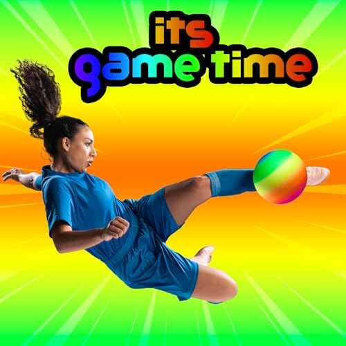 PlayBolt Rainbow Playground Balls - 8.5 Inch (Pack of 4) Rubber Bouncy Colorful Inflatable Balls for Kids and Adults, Indoor & Outdoor Games, Kickball, Dodgeball, Four Square, Dodge, Recess, Handball - size: 8.5-Inch - Pack of 4