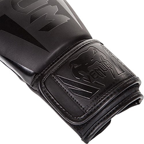 Venum Elite Boxing Gloves - color: Black, size: 10-Ounce