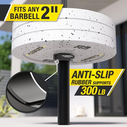 Lebert Magnetic Barbell Collars Black – 2" Olympic Clips - color: Black