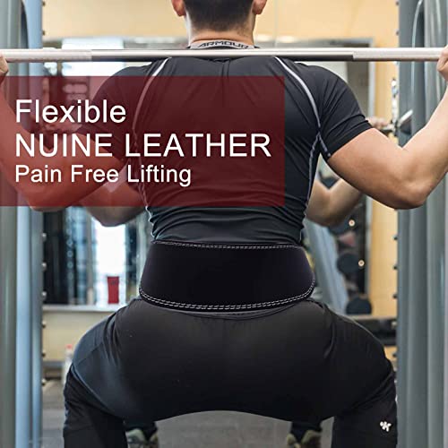 Weight Lifting Belt Back Lumbar Support Strength Training Fitness Workout Home Gym - size: M