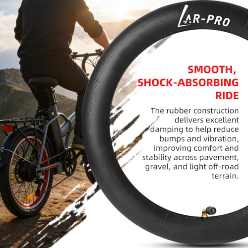 AR-PRO 2-Pack 14x2.125 Inner Tubes, Heavy-Duty 57-254 Electric Scooter & E-Bike Replacement Tubes with CR202 Angled Valve Stem for 14-Inch Wheels - size: 14x2.125 (CR202) without Levers