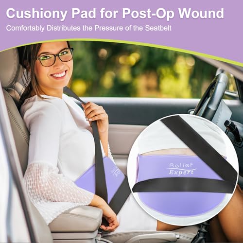 C-Section Gel Ice Pack for Post-Op Recovery – Belly Binder for C-Section, Hot & Cold Therapy for Postpartum Recovery, Soft Gel Ice Wrap for Incision Protection, Reduces Swelling and Discomfort, Purple