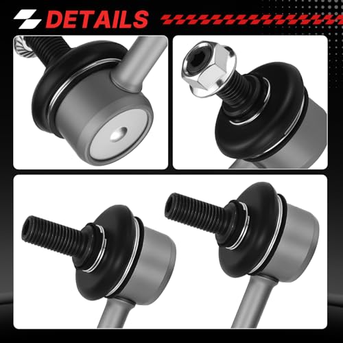 48830-48010 Zinc-Nickel Alloy Rear Stabilizer Sway Bar Links for Toyota Camry Highlander Avalon Solara Venza Lexus RX350 ES350 RX400H ES300 RX330 ES300H ES330 K90345 - color: K90345, size: Sway Bar Links