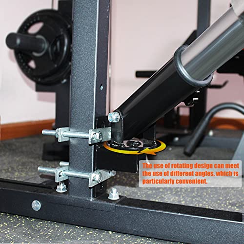 BLUSLM T Bar Row Platform Landmine Attachments for Squate Rack or Wall Mount Fits 2-inch Barbell, Landmine Base Gym Equipment, Power Cage Landmine for Almost of Power Rack - color: Style 2