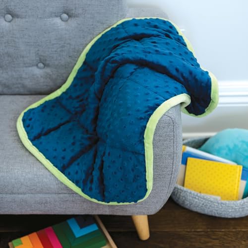 MindWare Sensory Genius Weighted Lap Pad – 24” x 19 1/2” 5 pounds – Ideal for Kids & Adults – Sensory Pad for Kids – Great for Classroom, Work or Home – Ages 5 & Up