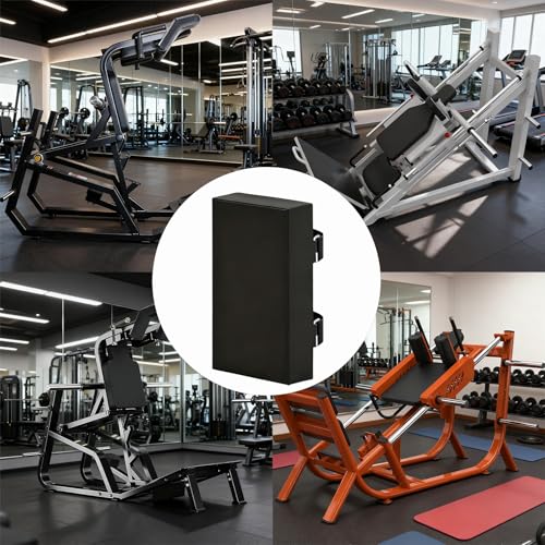 Hack Squat Shoulder Pads 2-Pack, Thick Foam Pads for Machines | 4cm Thick High-Density Foam, Adjustable Straps, Fits Hack Squat, Leg Press and V-Squat Machines, Pressure Relief