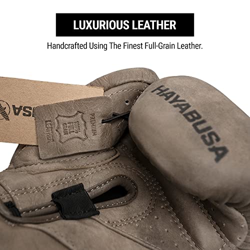 Hayabusa T3 LX Leather Boxing Gloves | Leather Boxing Gloves, Training Gloves Men and Women, Sparring Gloves, Heavy Bag Gloves, 16oz Boxing Gloves, Muay Thai Gloves - color: Brown, size: 12oz