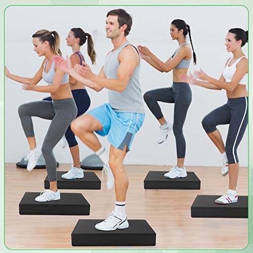 Hungdao 2 Pcs Balance Pad Thick Foam Yoga Core Training Exercise Pad for Adults Physical Therapy Fitness Stability Workout Knee Ankle Strength Training Home Work Floor - color: Black