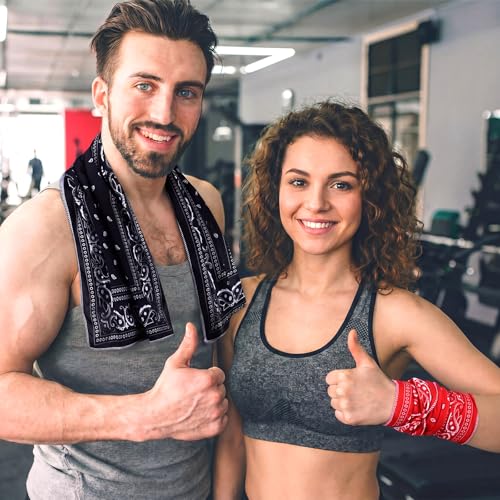 12 Pcs Paisley Cooling Towel for Neck and Face, 40 x 12 Inch Soft Microfiber Breathable Chilly Ice Towel, Stay Cool Sweat Rags for Sports Biking Hiking Running Yoga Golf Camping - style: Paisley