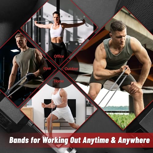 Pull Up Assistance Bands, 5-Level Resistance Bands for Working Out, Pull Up Bands for Men & Women, Exercise Bands for Full-Body Training, Fitness, Physical Therapy, Stretch Workout Bands at Home, Gym - color: Gray Gradient