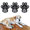 Dog Paw Protector Non-Slip Gripper Traction Pads,Walk Assistant for Senior Dogs,Foot Stickers for Hardwood Floors,Dog Shoes Booties Socks Replacement,6 Sets (24 pcs) S Black - size: S-1.6*1.3 inch (L*W)