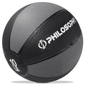 Philosophy Gym Medicine Ball - Weighted Fitness Non-Slip Ball - style: 10 LB