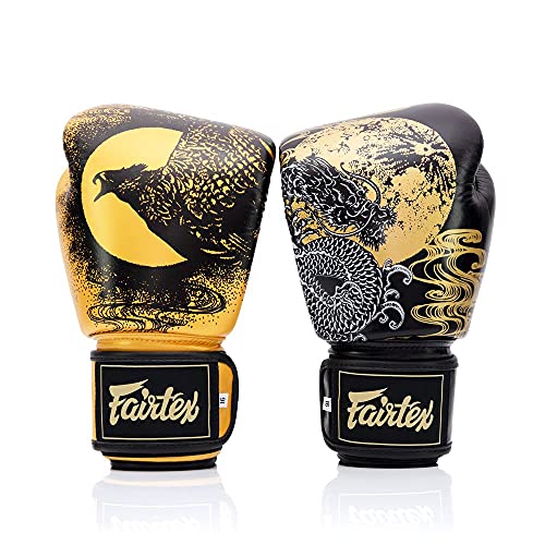 Fairtex BGV26 Harmony Premium Muay Thai Boxing Gloves | Limited Edition Design | Genuine Leather | Triple-Layered Foam | Compact & Ergonomic Fit | Ventilation System |MMA Kickboxing Gloves - size: 14oz