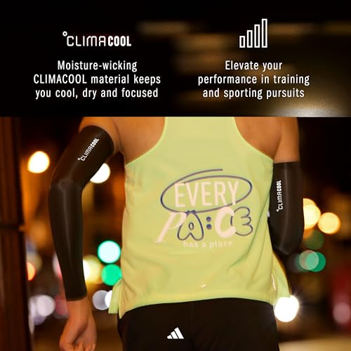 adidas Climacool Compression Arm Sleeves - color: Black, size: Adult Large/Extra-Large