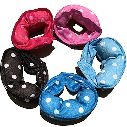 40Pcs Soft Curlers To Sleep In Overnight Hair Rolllers Curlers For Long Hair Pillow Sponge Rollers For Curly Hairstyle - color: Bright colors