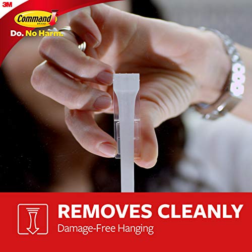 Command Medium Designer Hooks, 2 Hooks and 4 Strips, Damage-Free Hanging Wall Hook with Adhesive Strips, Adhesive Hooks for Hanging Back to School Dorm Organizers, Holds up to 3 lb
