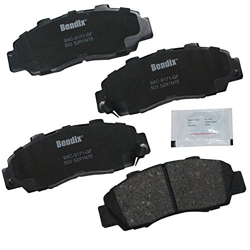 Bendix Priority1 CFC503 Ceramic Front Brake Pads for Select Models Acura CL, Integra, Legend, NSX, RL, TL, Vigor, Honda Accord, CR-V, EV Plus, Odyssey, Prelude, Isuzu Oasis - style: CFC503
