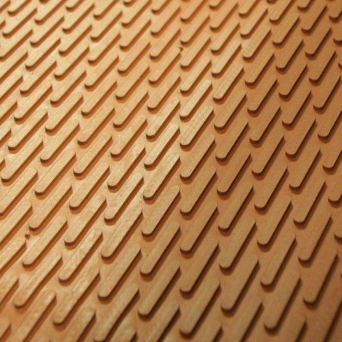 Rubber-Cal 03-161-BK-W-308"Safe-Grip" Slip-Resistant Traction Mats, 34" x 8' x 1/4", Black Rubber Runner - color: Black, size: 34" x 8ft