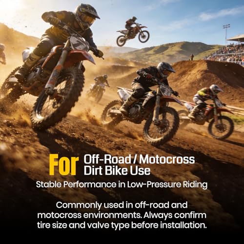 AR-PRO (2-Pack) 110/90-19 & 120/90-19 Heavy-Duty Motorcycle Inner Tubes, 3mm Thick Butyl Rubber Tubes, TR4 Valve Stem, Fits Off-Road, Motocross & Dirt Bike Tires - size: 110/90-19 (4.50 x 19)